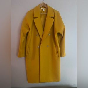 Womens Mustard Yellow HM coat